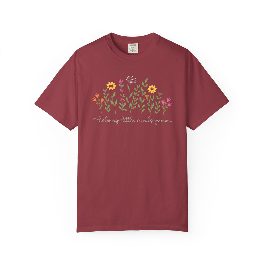 The Helping Minds Grow Floral Tee