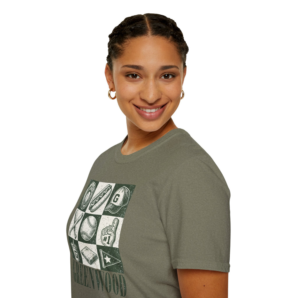The Baseball Grid Tee