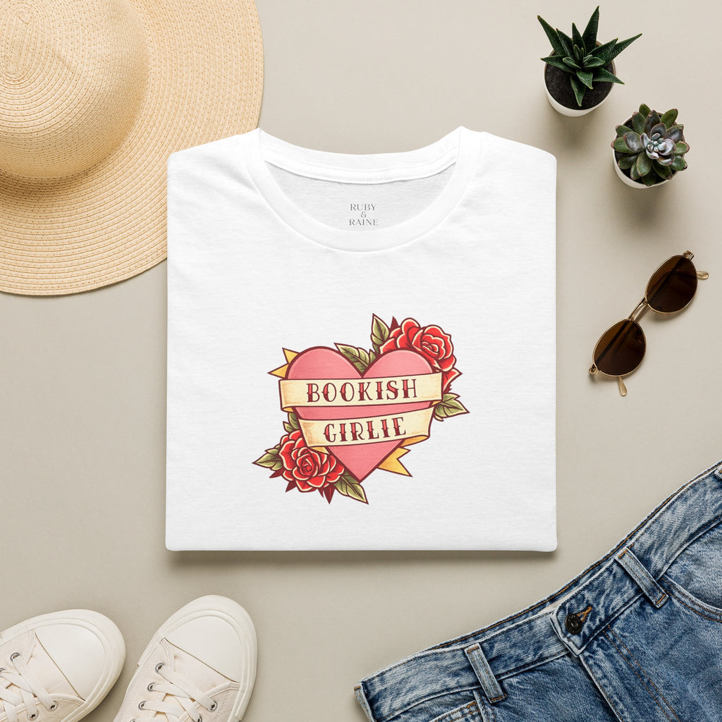 The Bookish Girlie Heart Tee