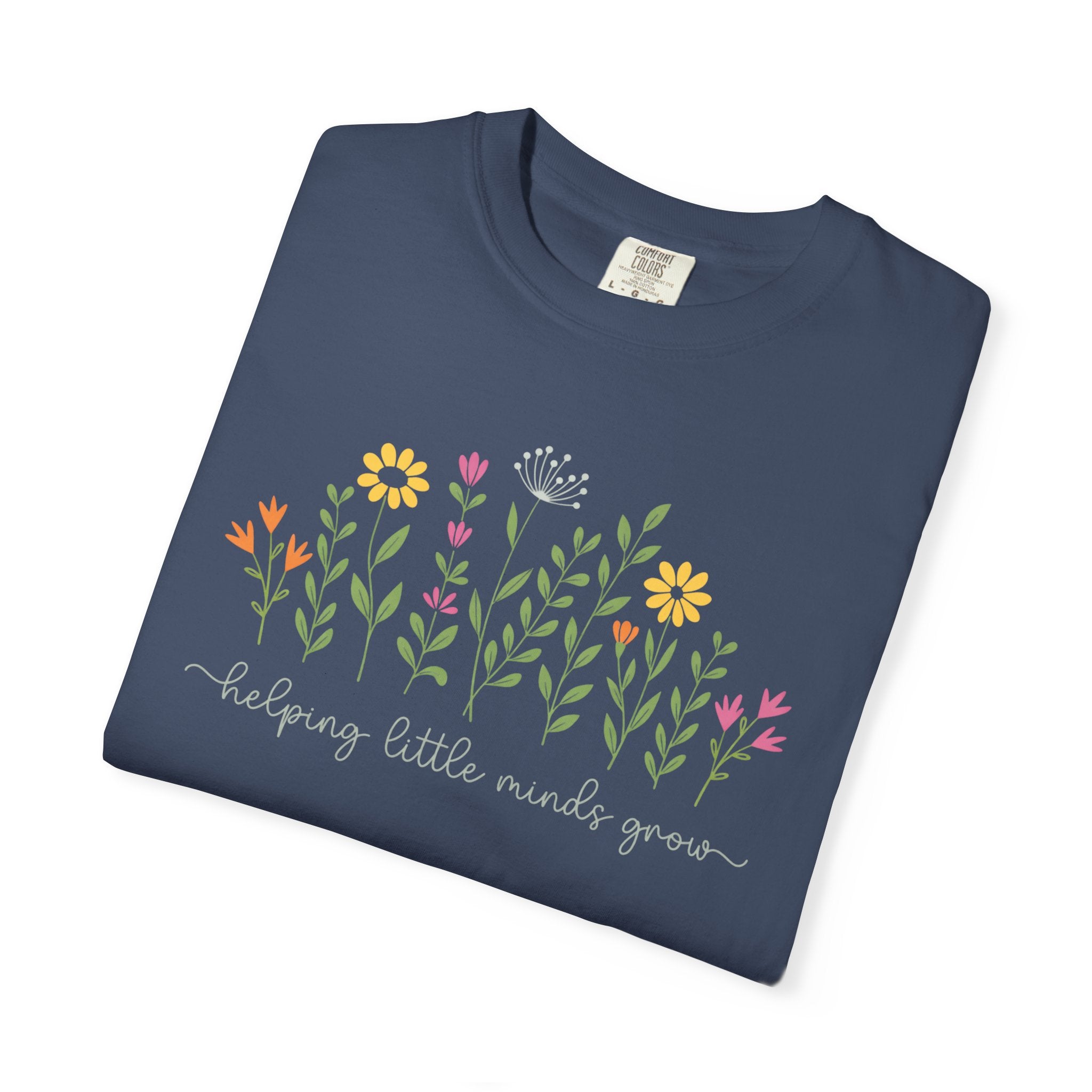 The Helping Minds Grow Floral Tee