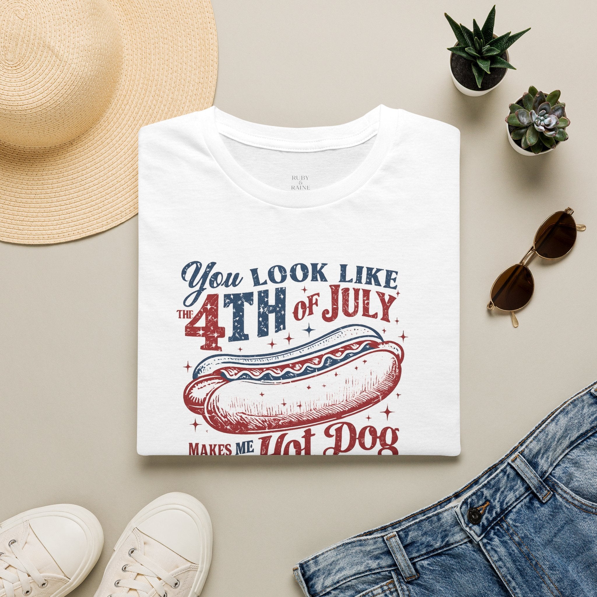 The Patriotic Hot Dog Tee