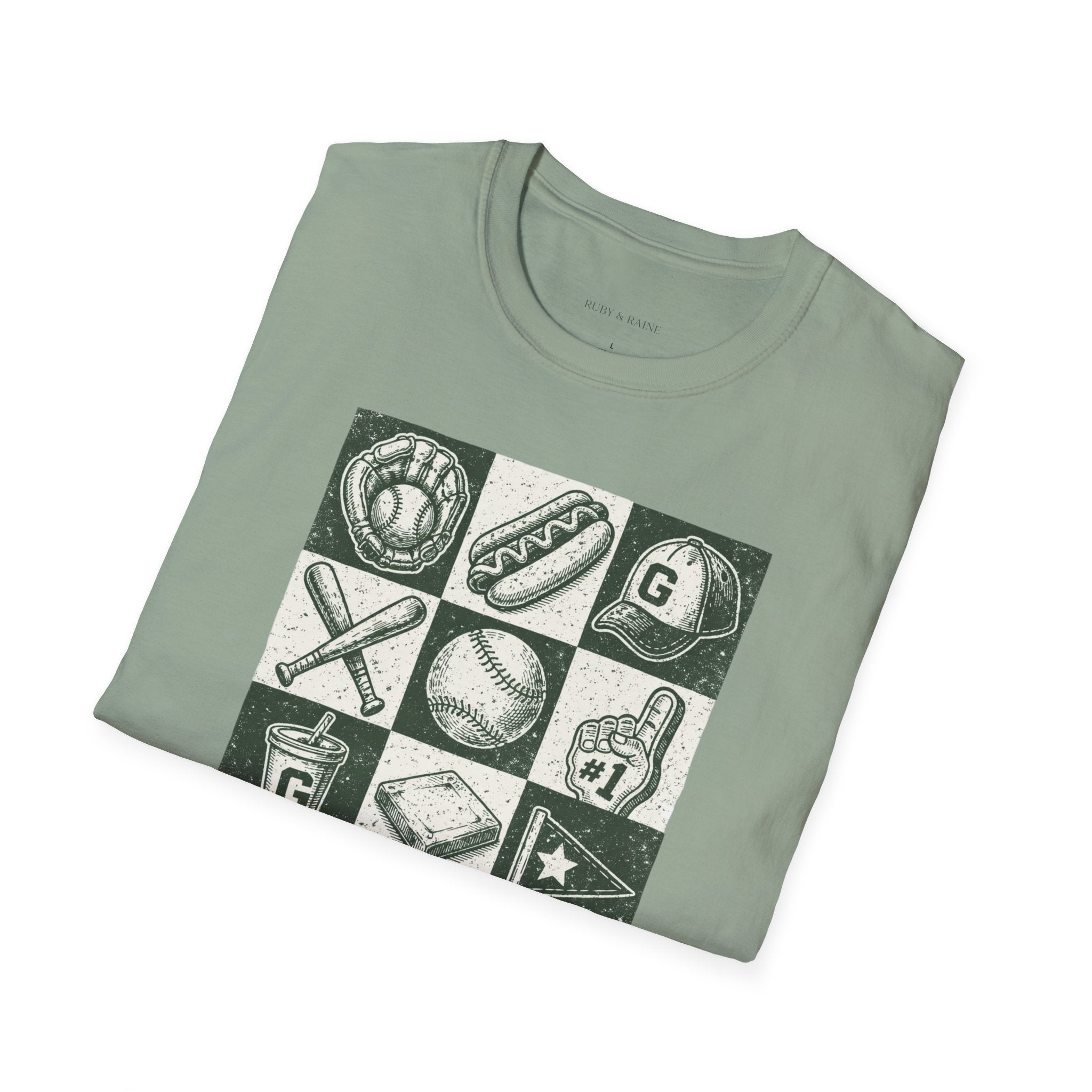 The Baseball Grid Tee