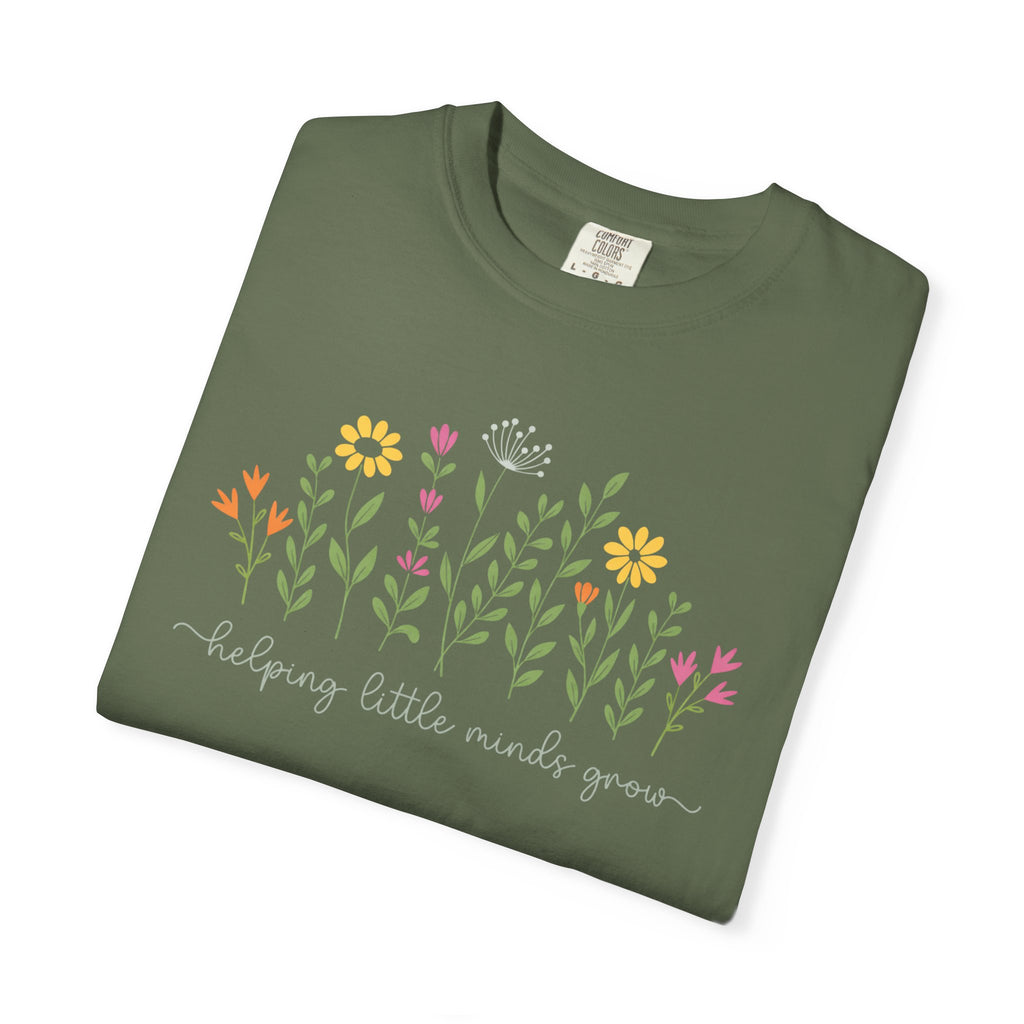 The Helping Minds Grow Floral Tee