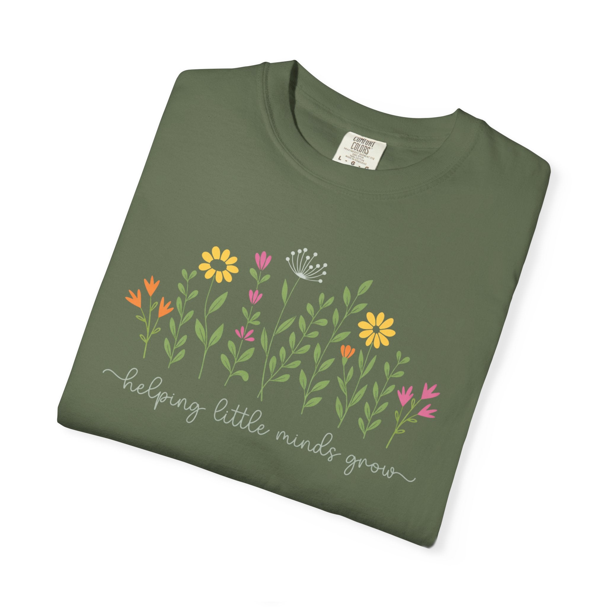 The Helping Minds Grow Floral Tee