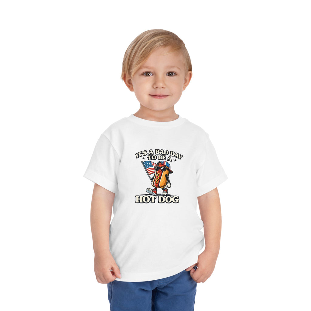 The Bad Day To Be A Hot Dog Toddler Tee