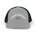 The Crossed Axe Greenwood Trucker Hat - Embroidered