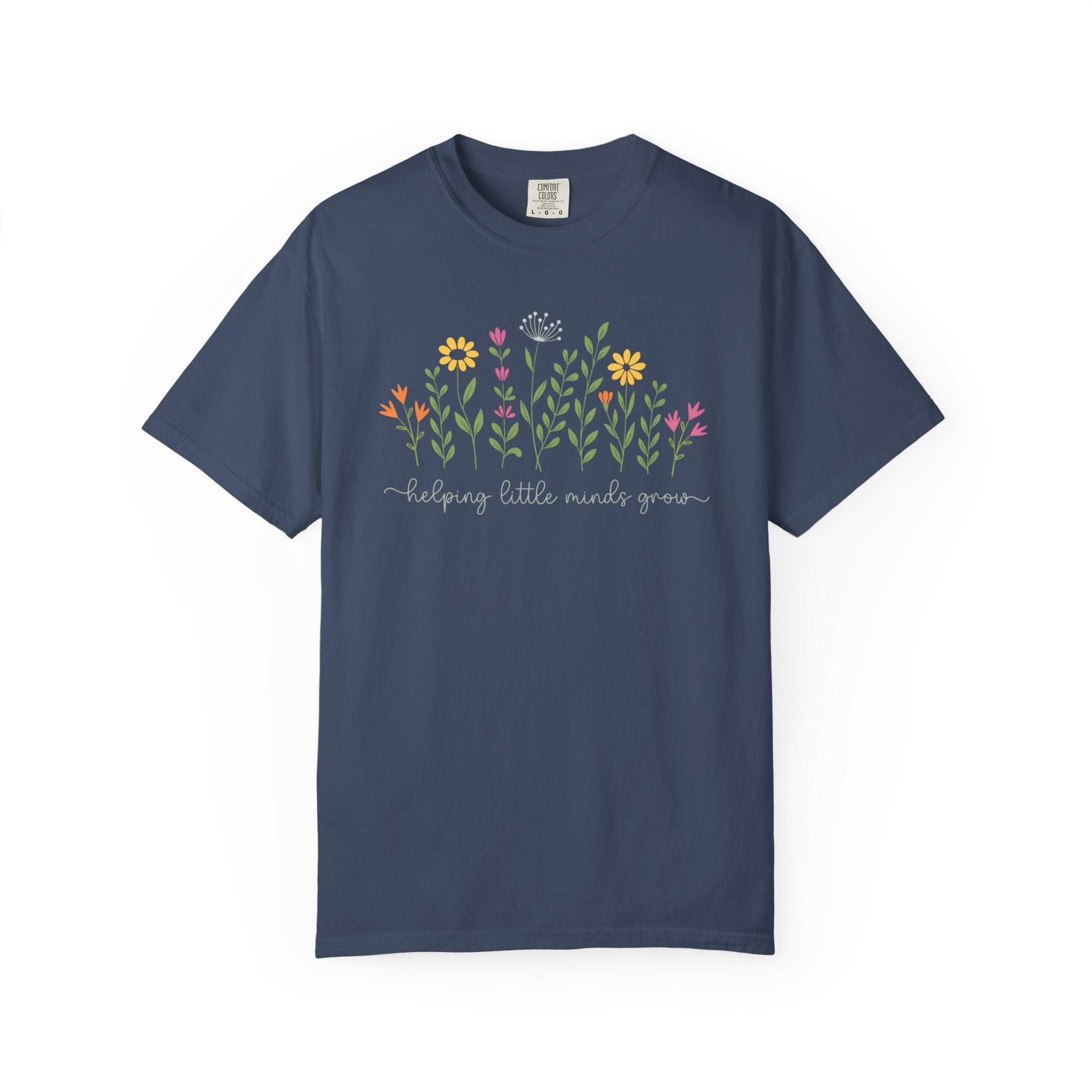 The Helping Minds Grow Floral Tee