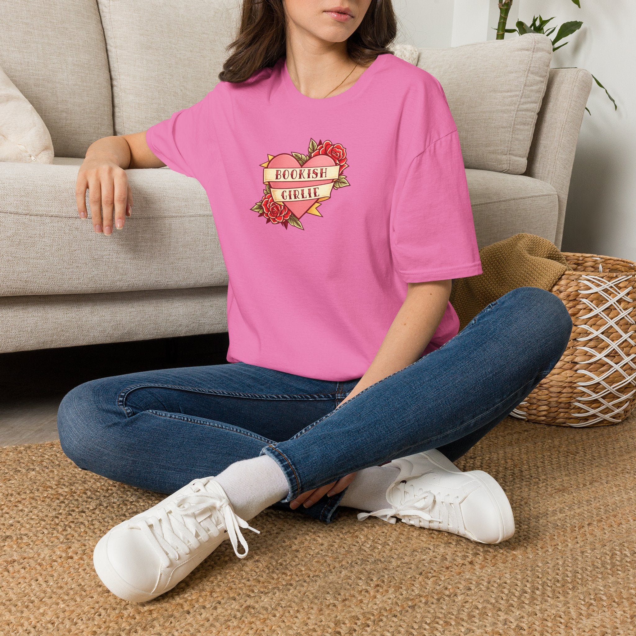 The Bookish Girlie Heart Tee