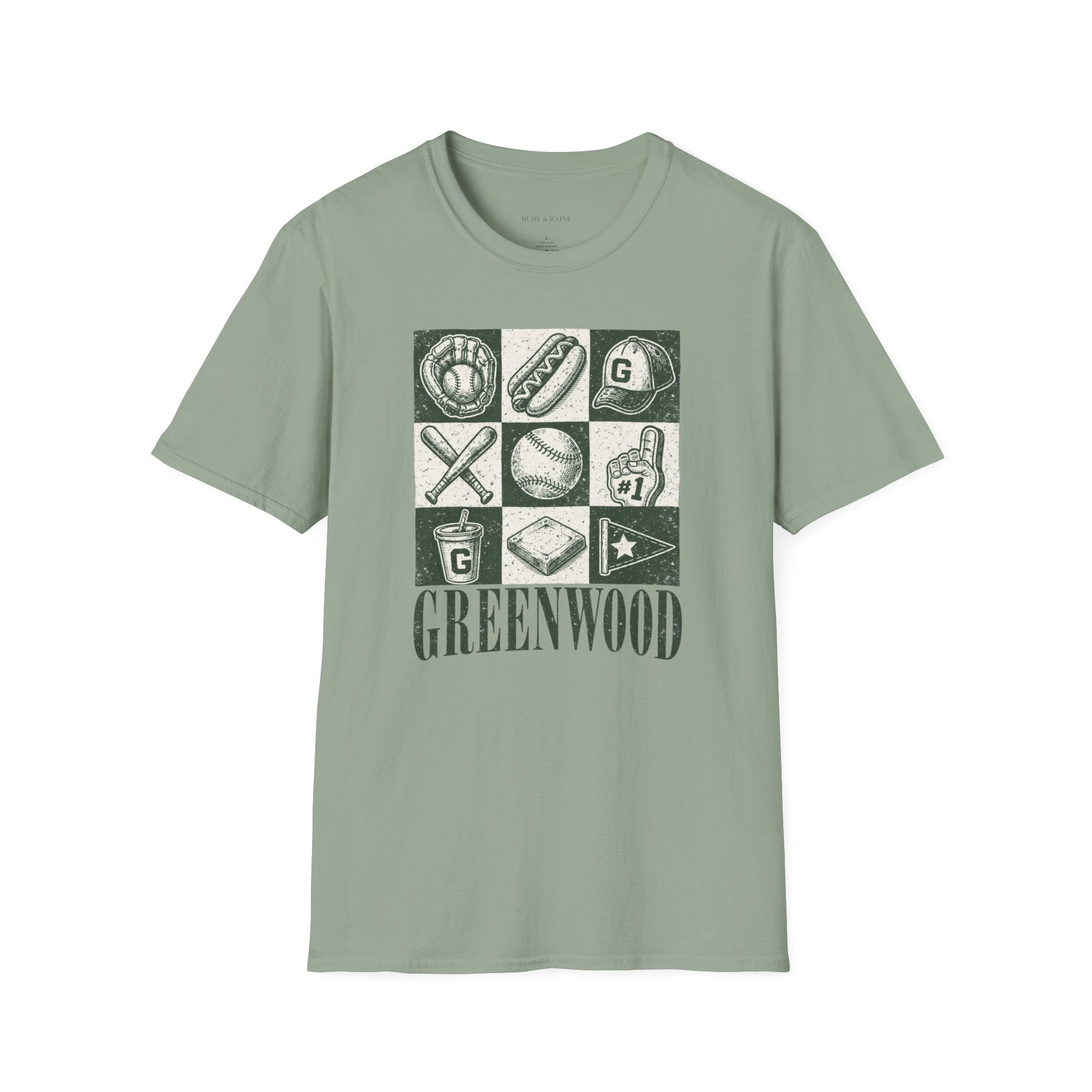 The Baseball Grid Tee