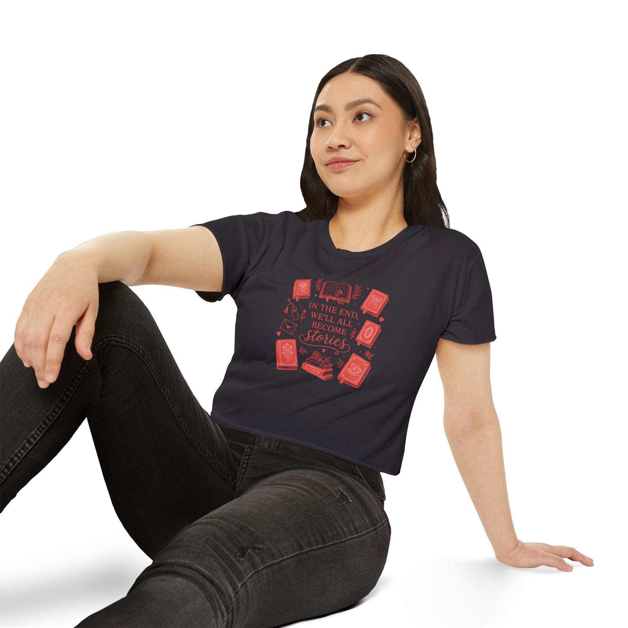 The All Become Stories Cropped Tee