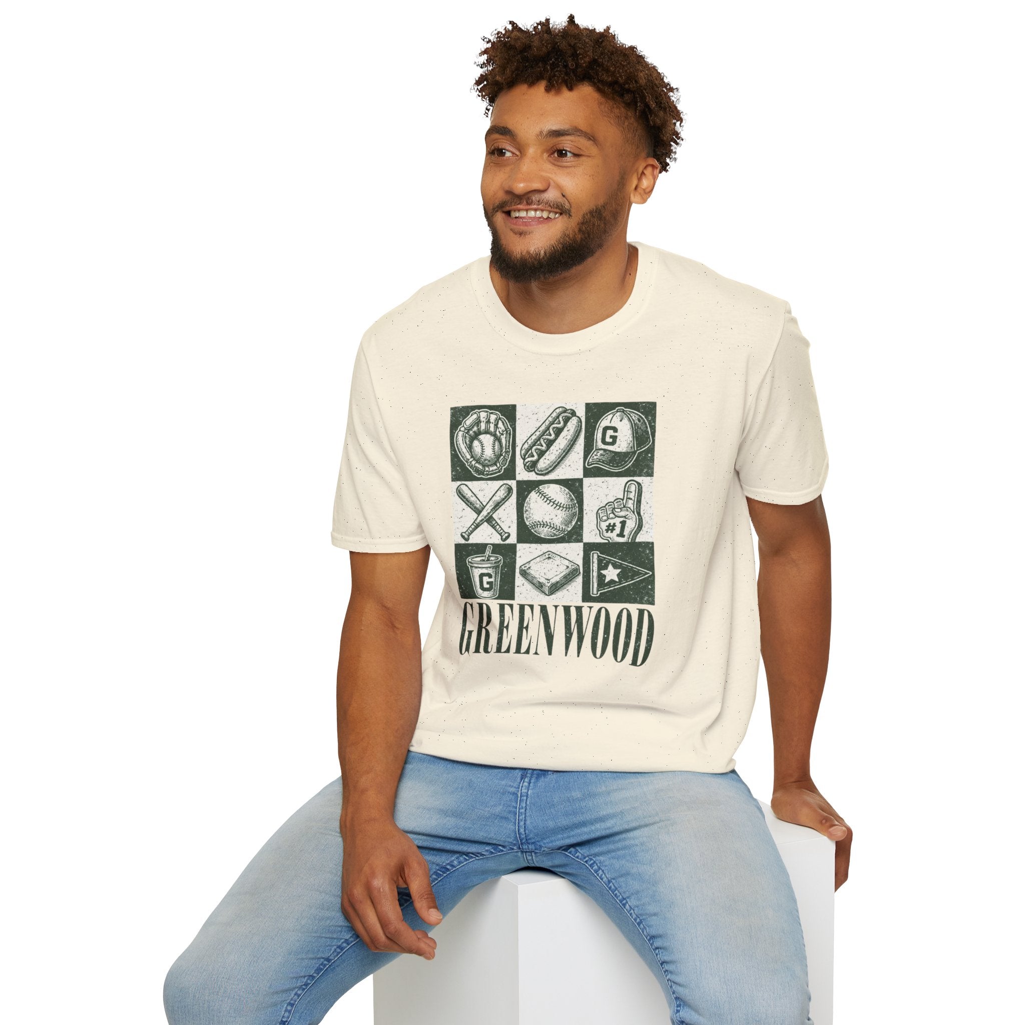 The Baseball Grid Tee