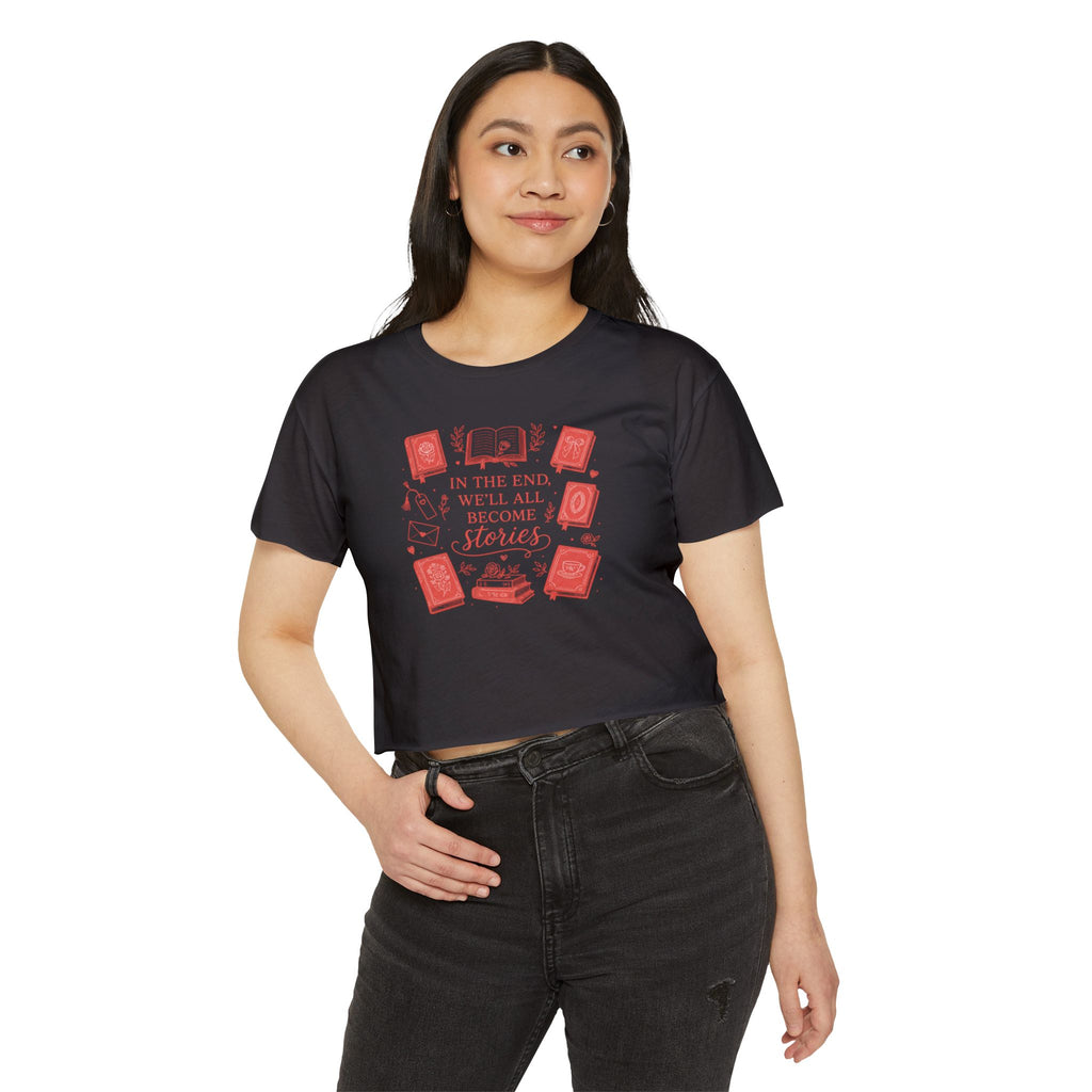 The All Become Stories Cropped Tee