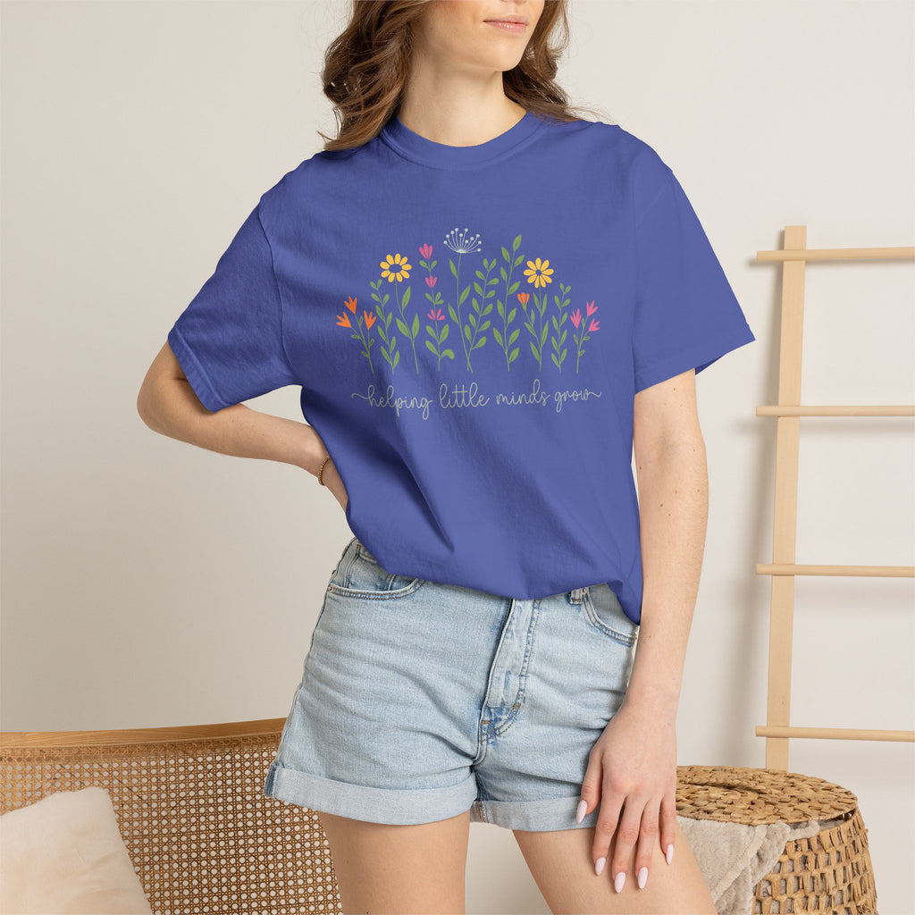 The Helping Minds Grow Floral Tee