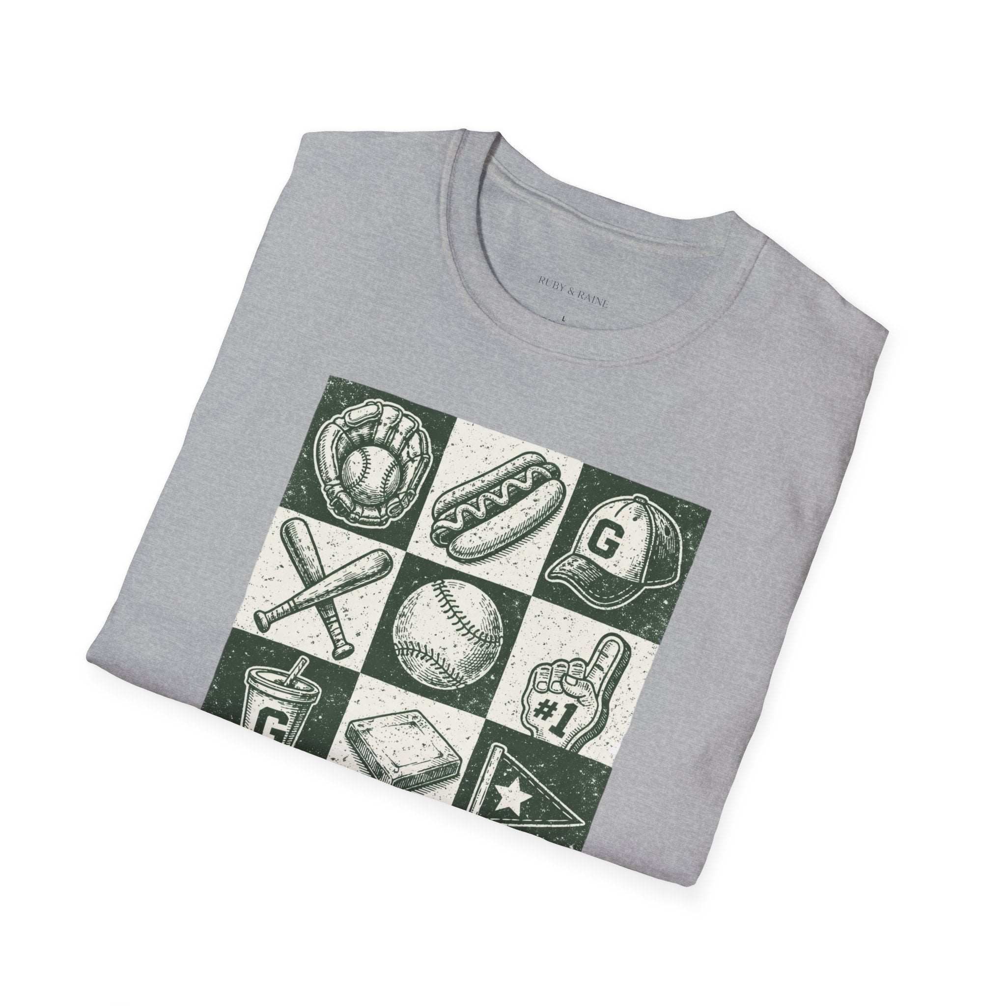 The Baseball Grid Tee