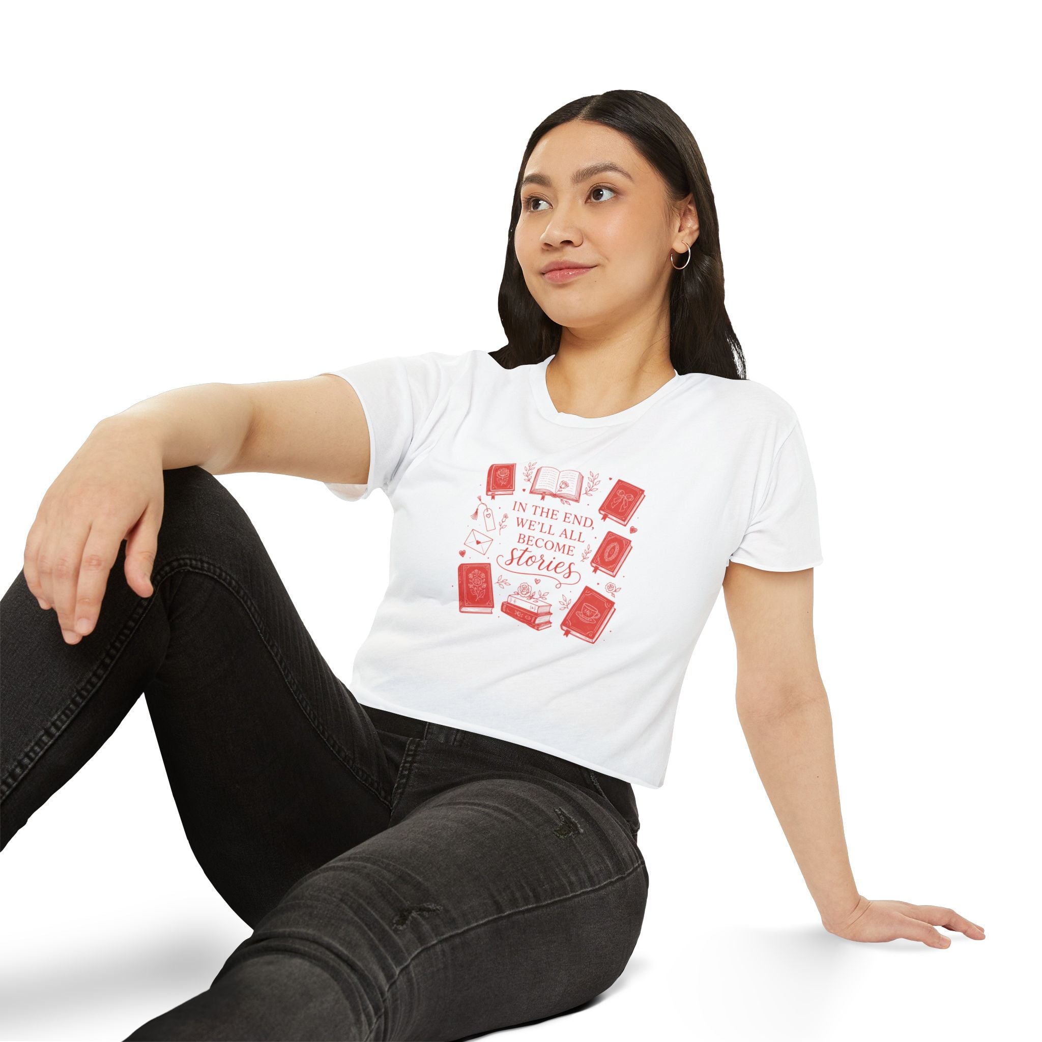The All Become Stories Cropped Tee