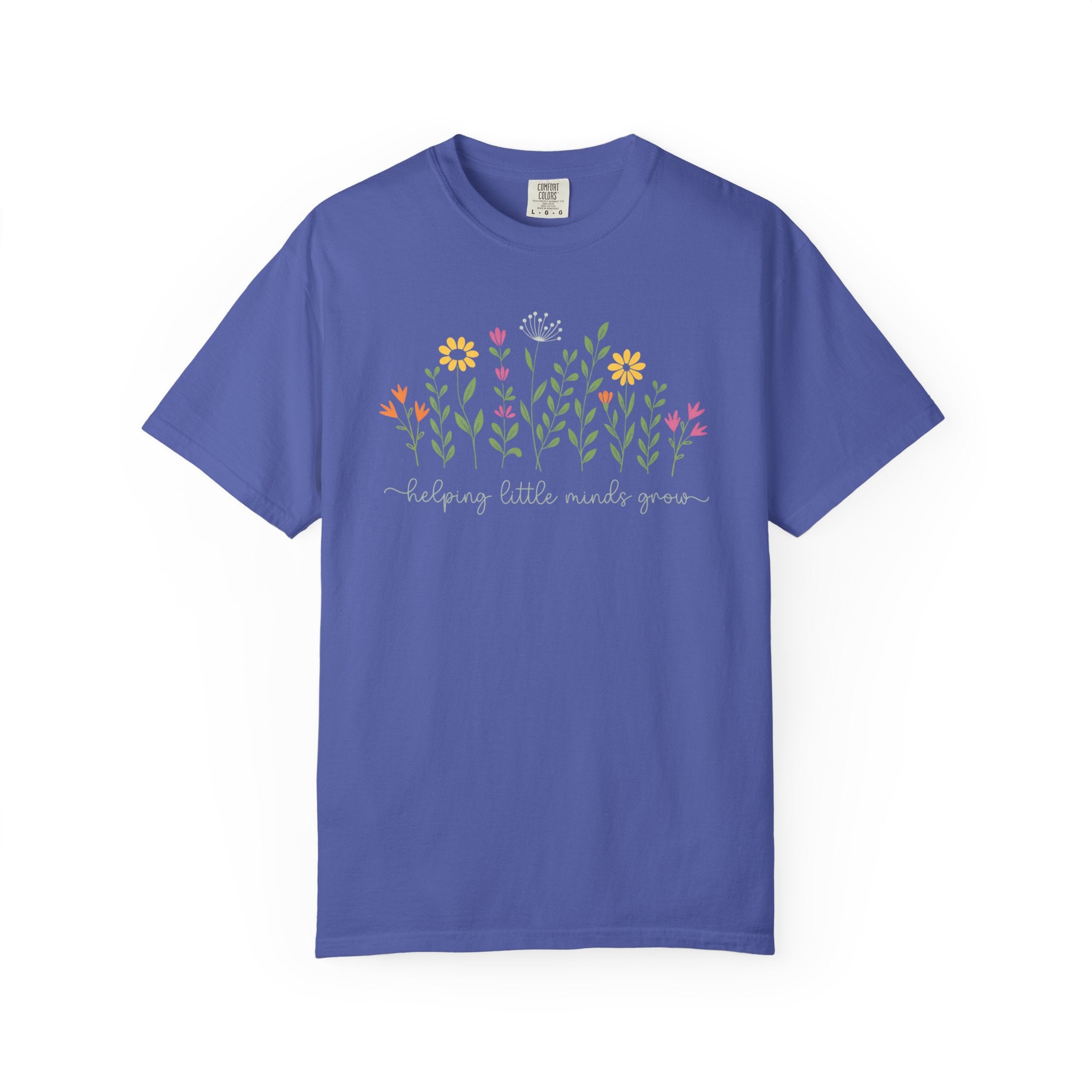 The Helping Minds Grow Floral Tee
