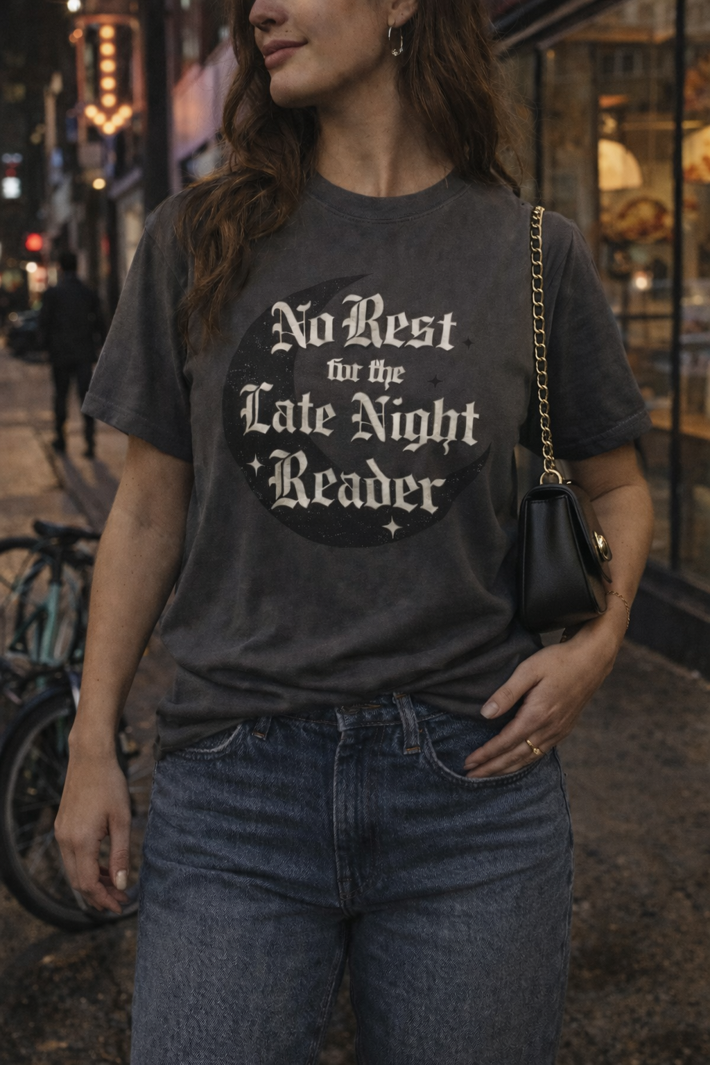 The Late Night Reader Tee