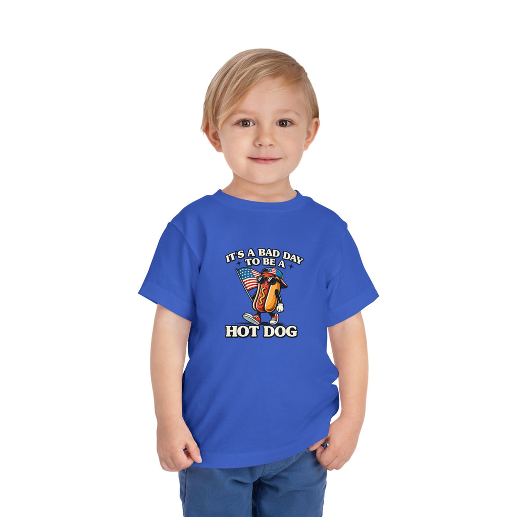 The Bad Day To Be A Hot Dog Toddler Tee
