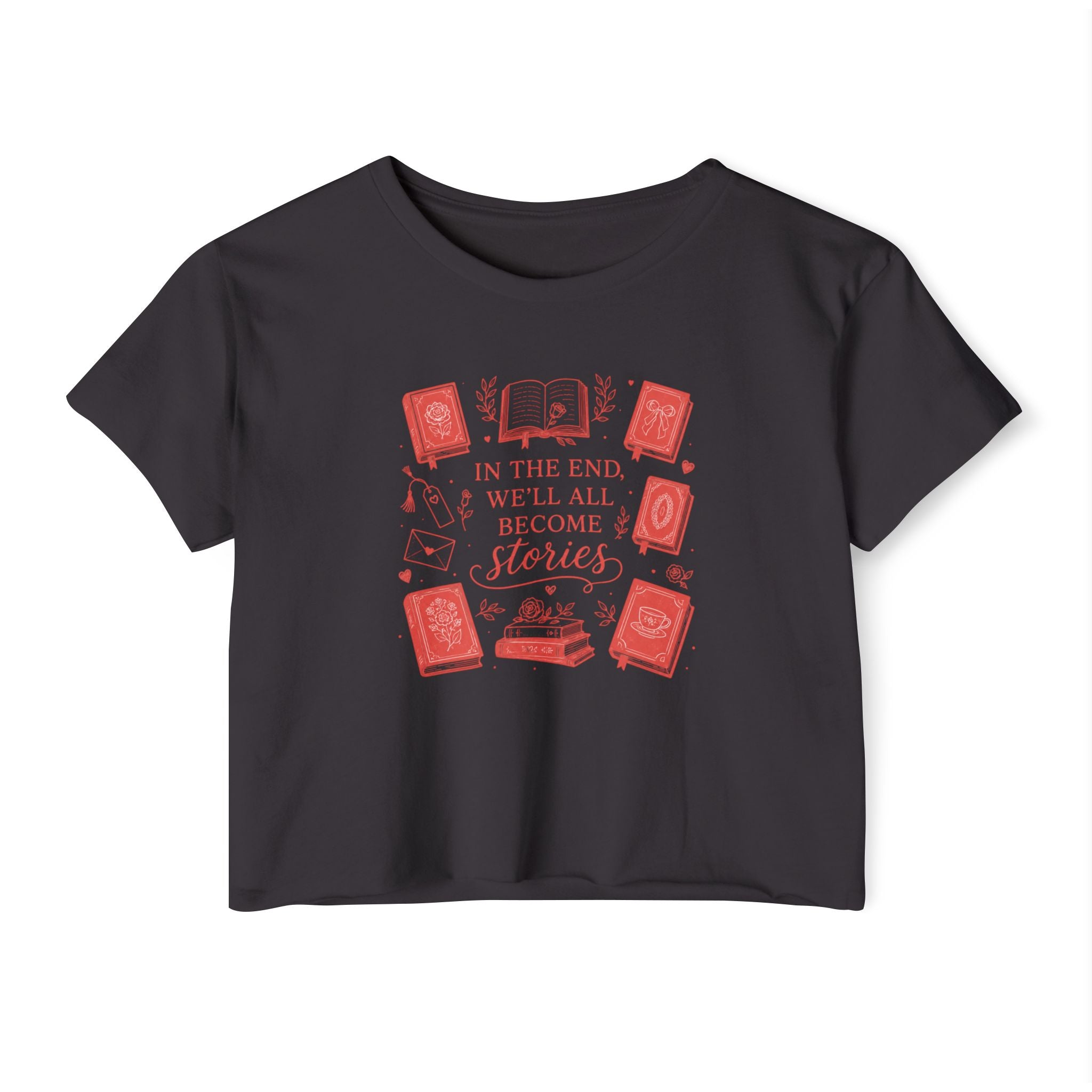 The All Become Stories Cropped Tee