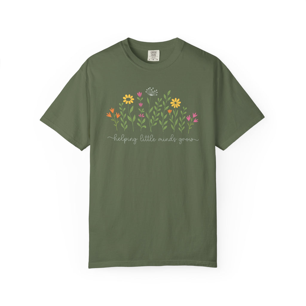 The Helping Minds Grow Floral Tee