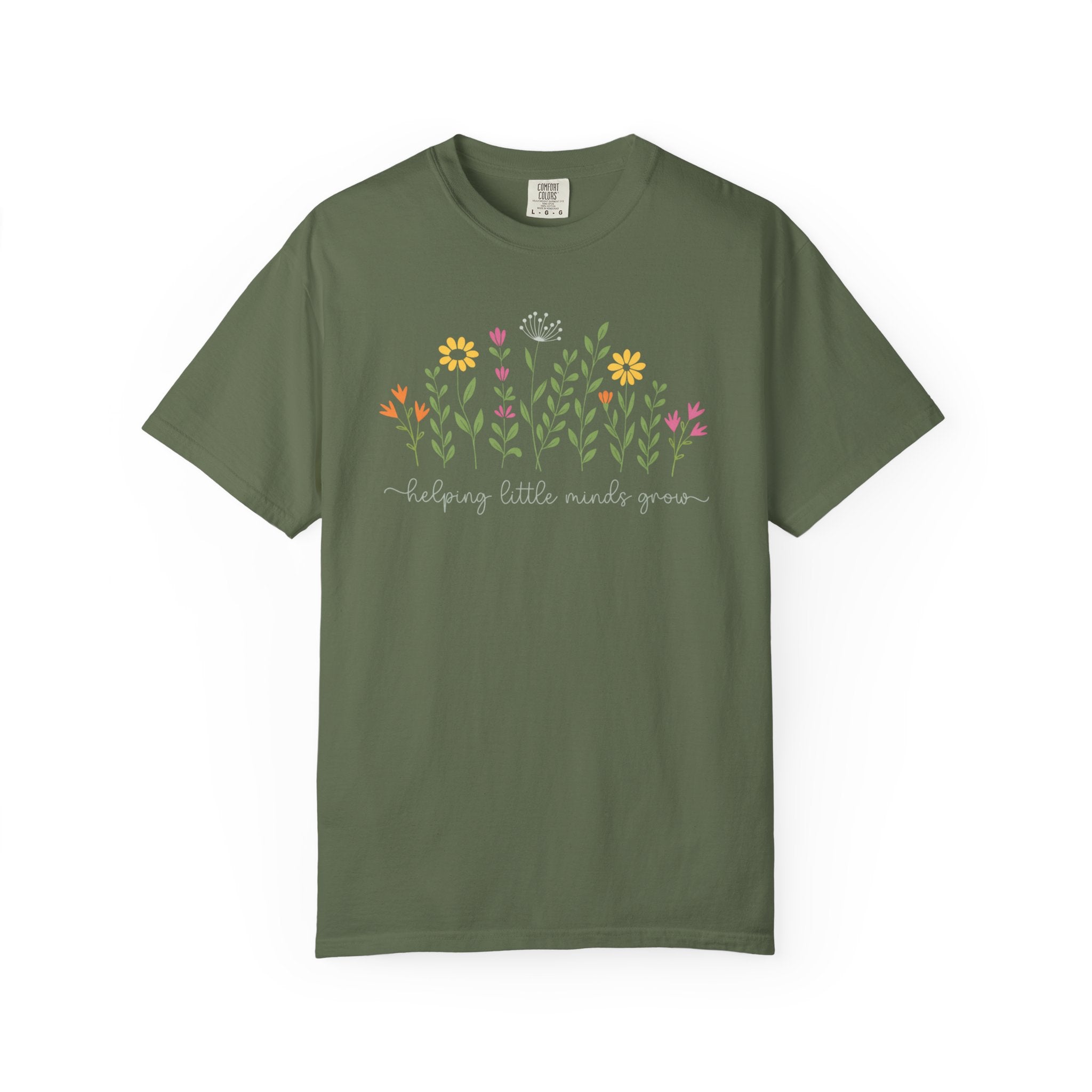 The Helping Minds Grow Floral Tee
