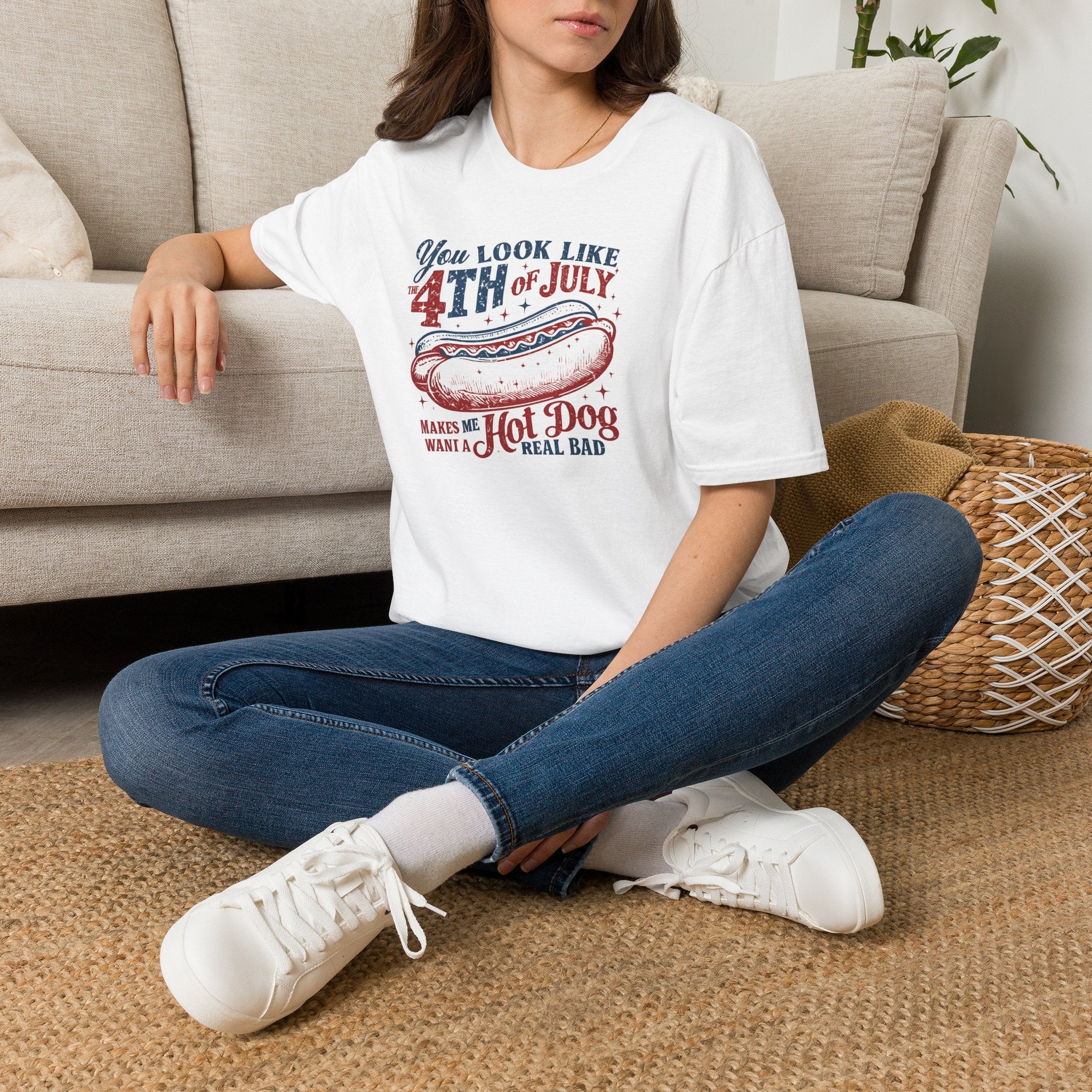 The Patriotic Hot Dog Tee