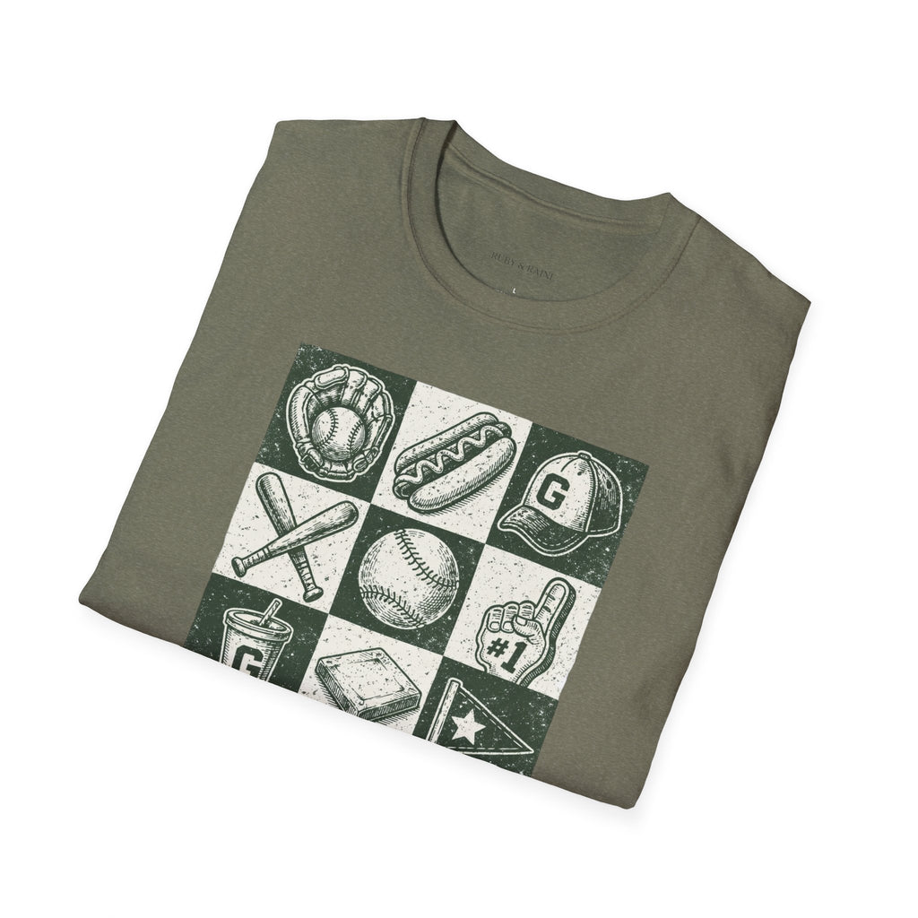 The Baseball Grid Tee