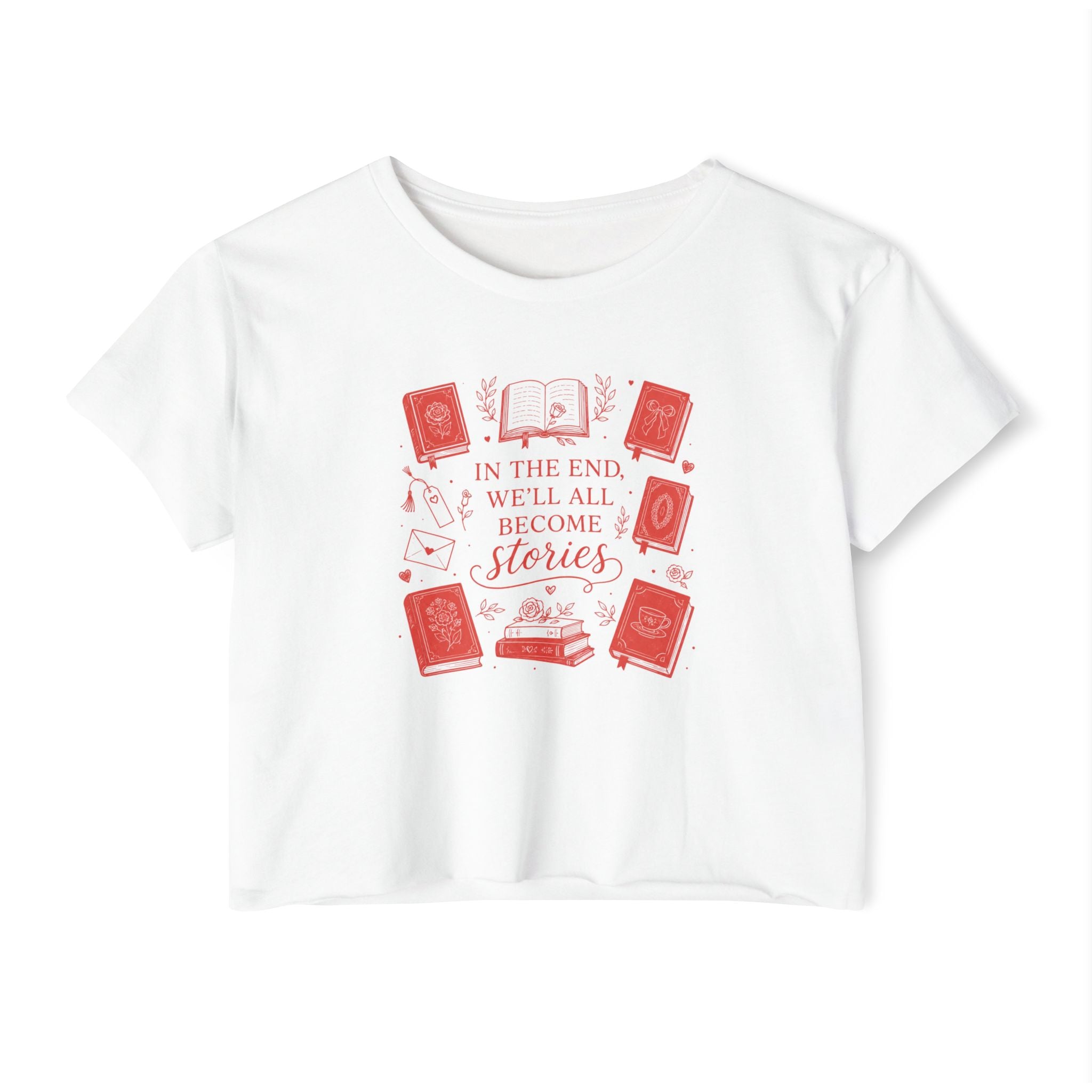 The All Become Stories Cropped Tee