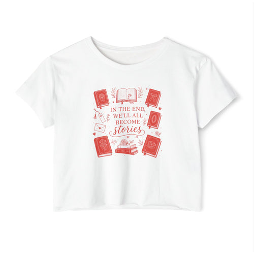 The All Become Stories Cropped Tee