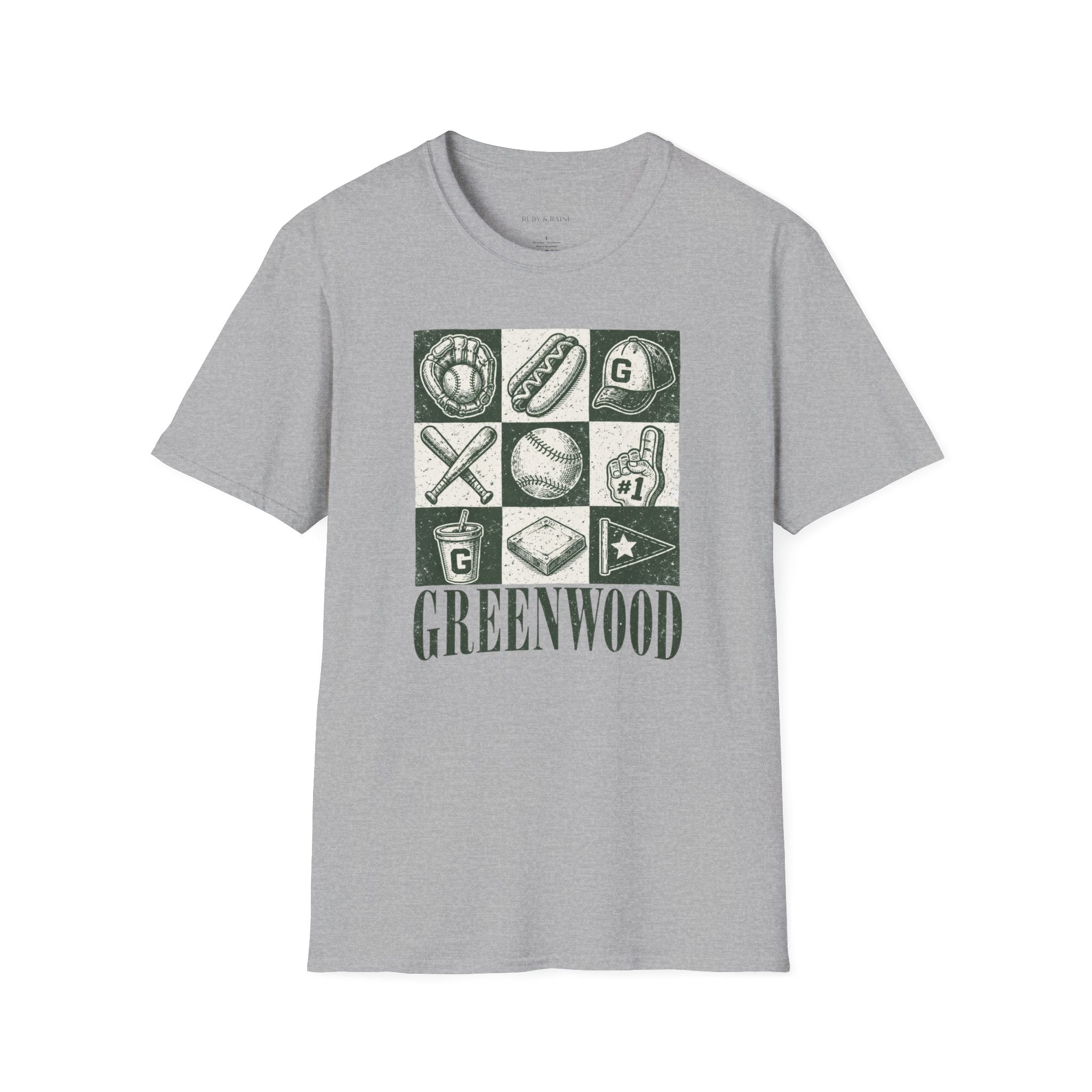 The Baseball Grid Tee