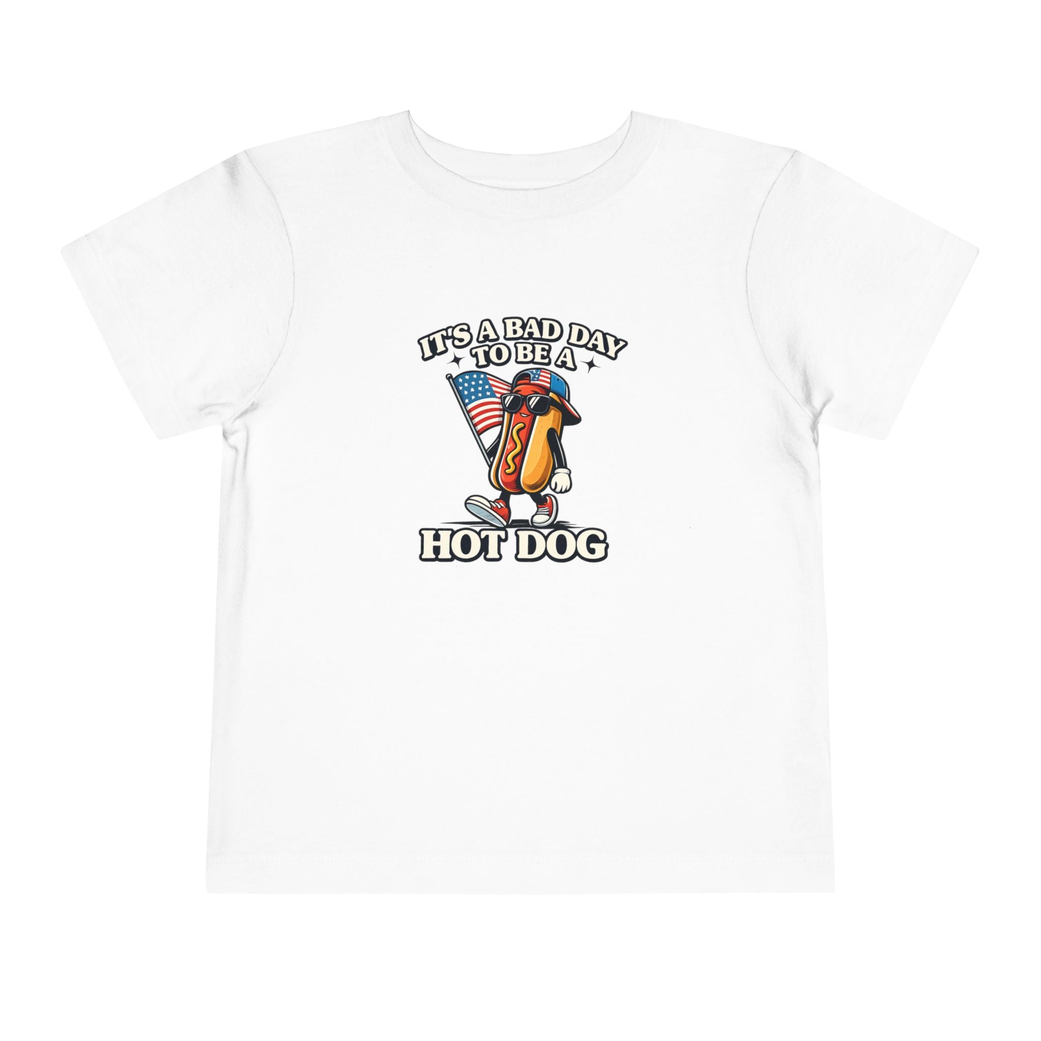 The Bad Day To Be A Hot Dog Toddler Tee