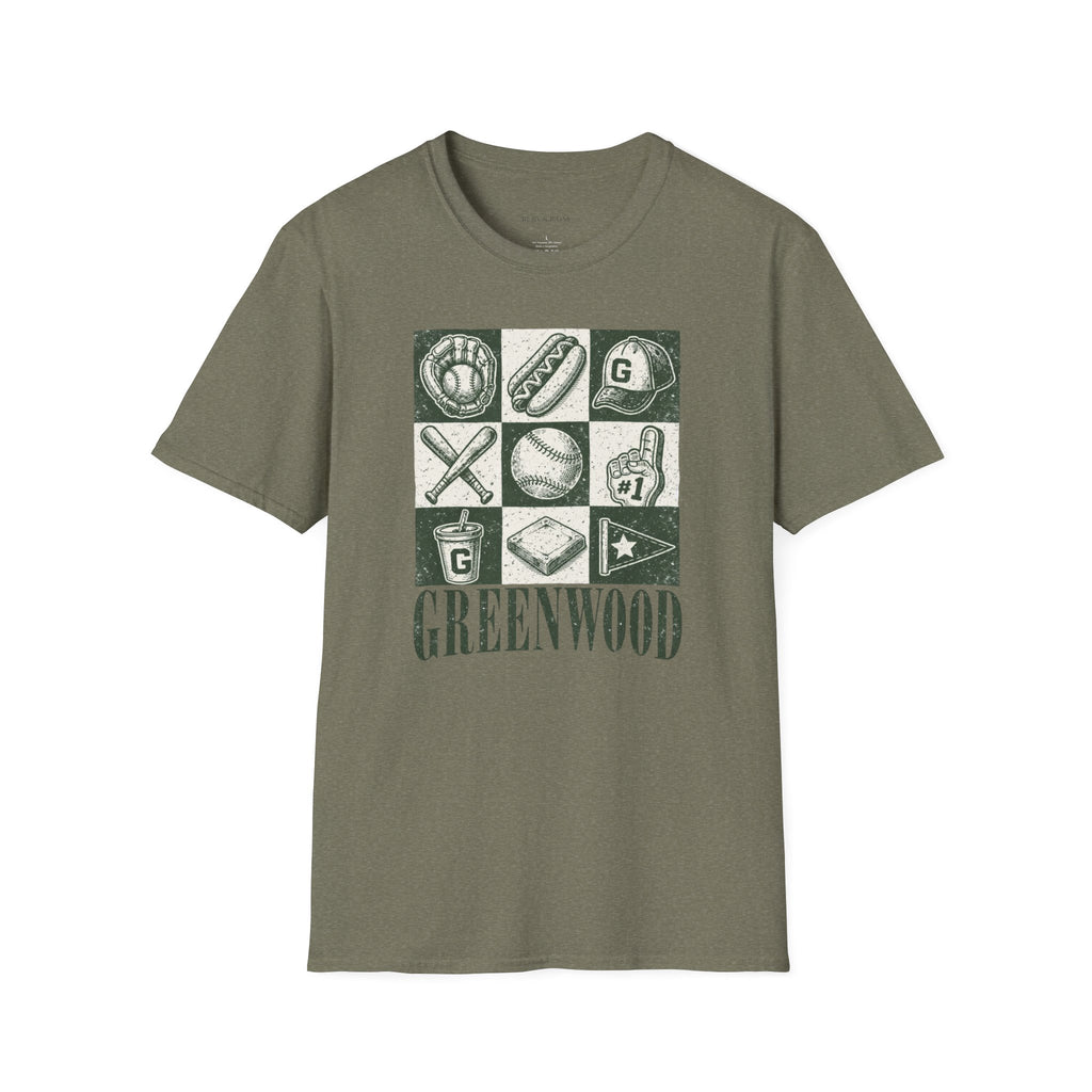 The Baseball Grid Tee