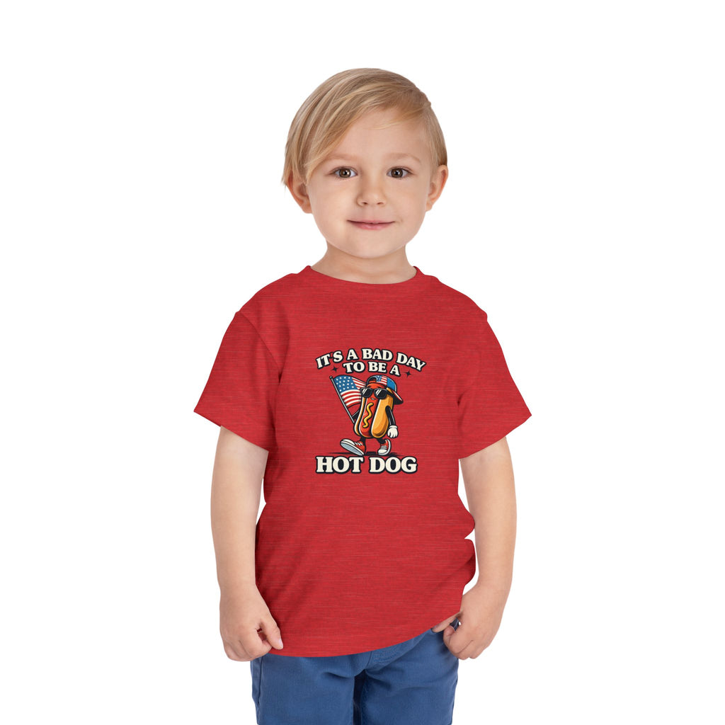 The Bad Day To Be A Hot Dog Toddler Tee