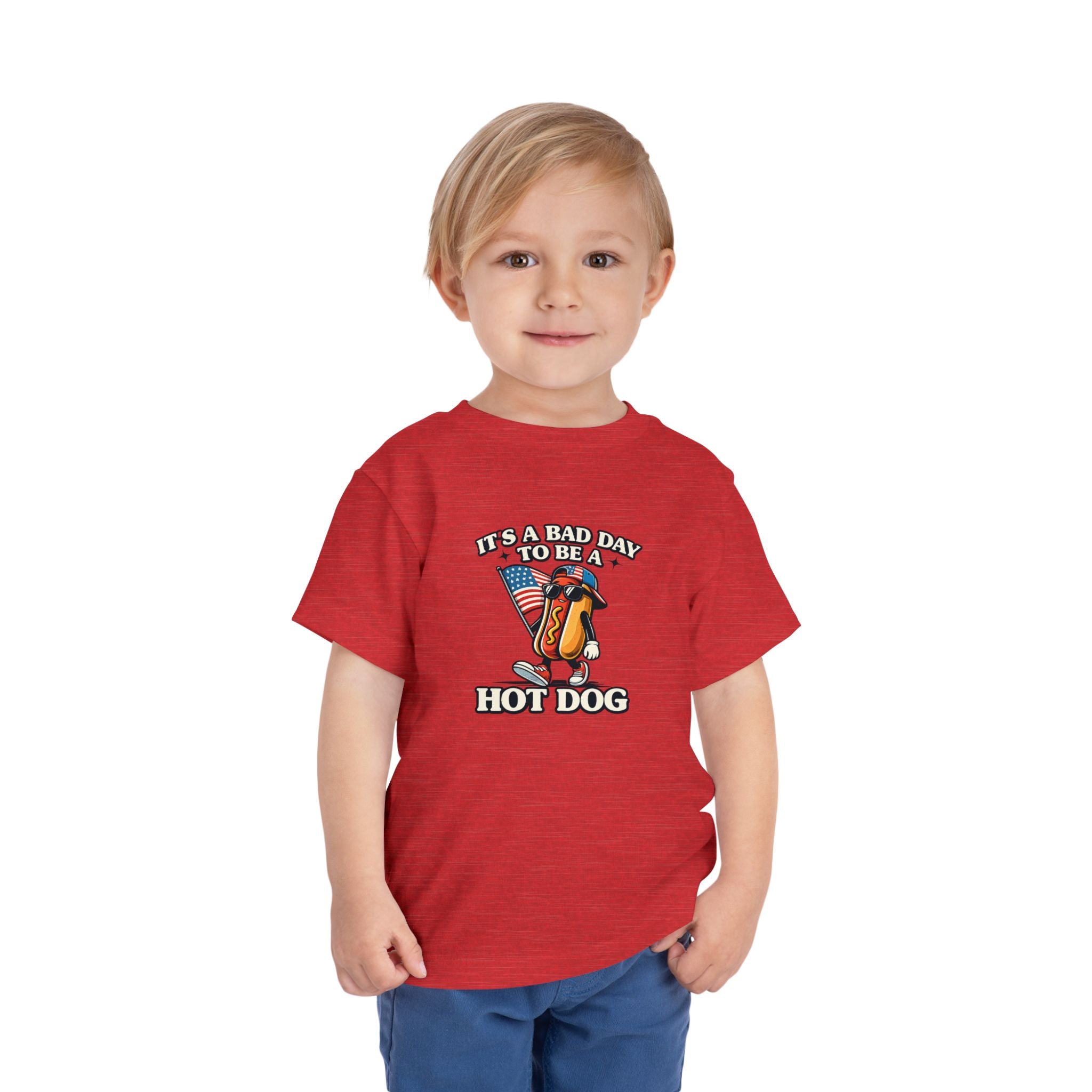 The Bad Day To Be A Hot Dog Toddler Tee