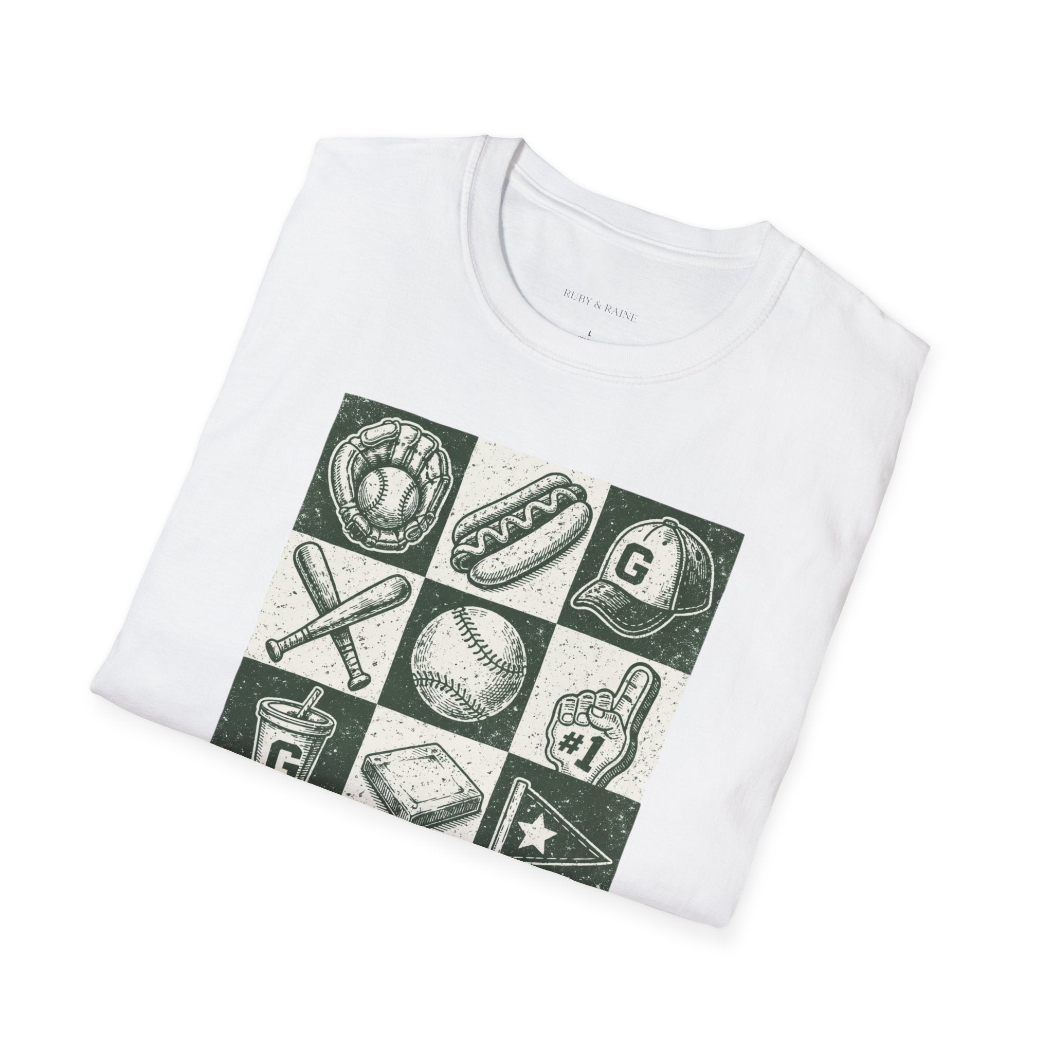 The Baseball Grid Tee