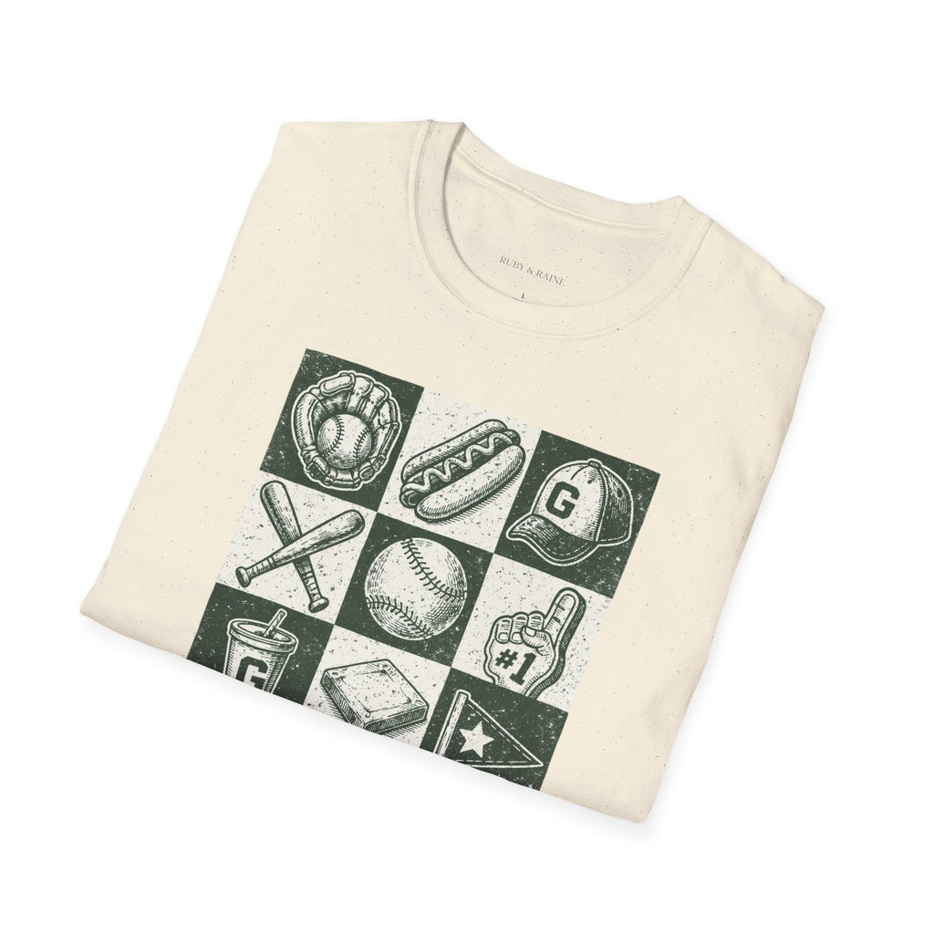 The Baseball Grid Tee