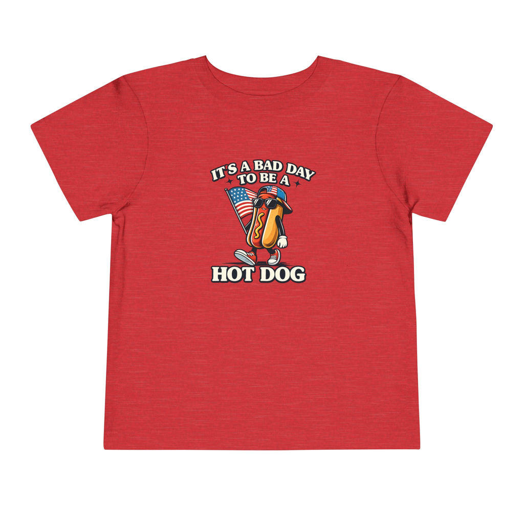 The Bad Day To Be A Hot Dog Toddler Tee