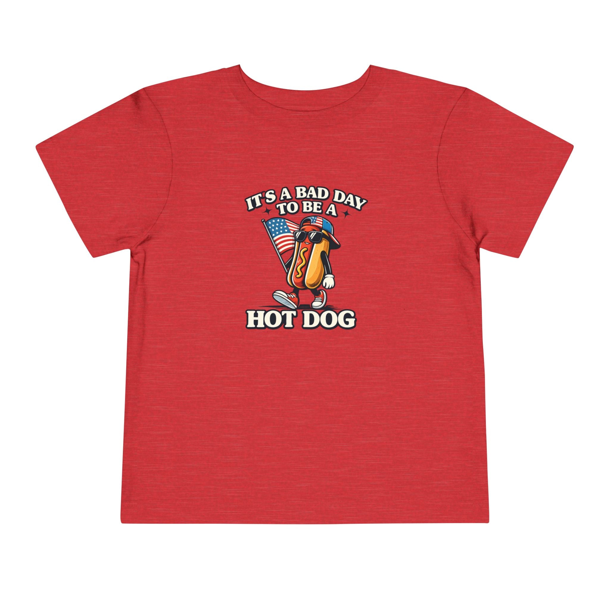 The Bad Day To Be A Hot Dog Toddler Tee