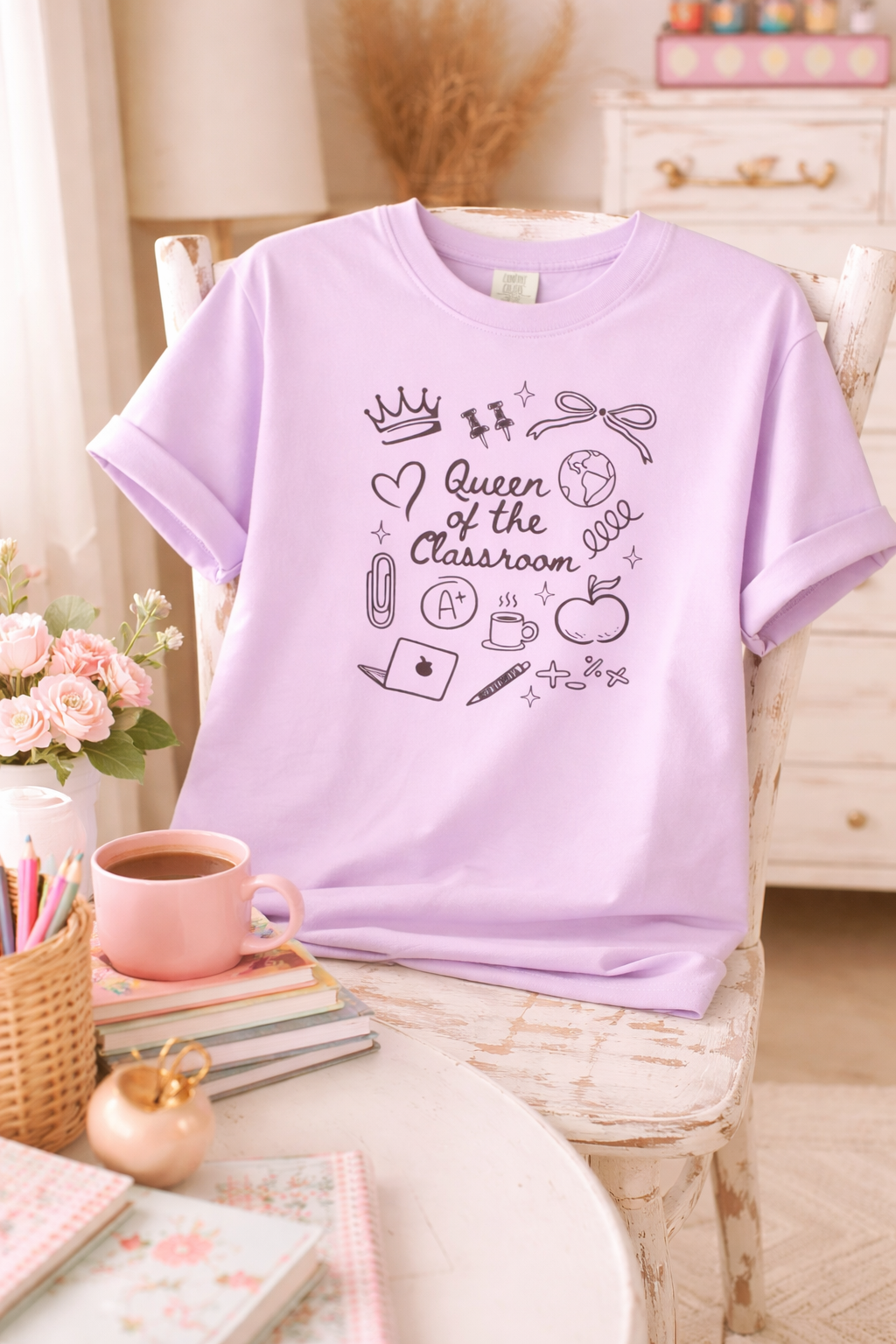 The Queen of the Classroom Teacher Tee